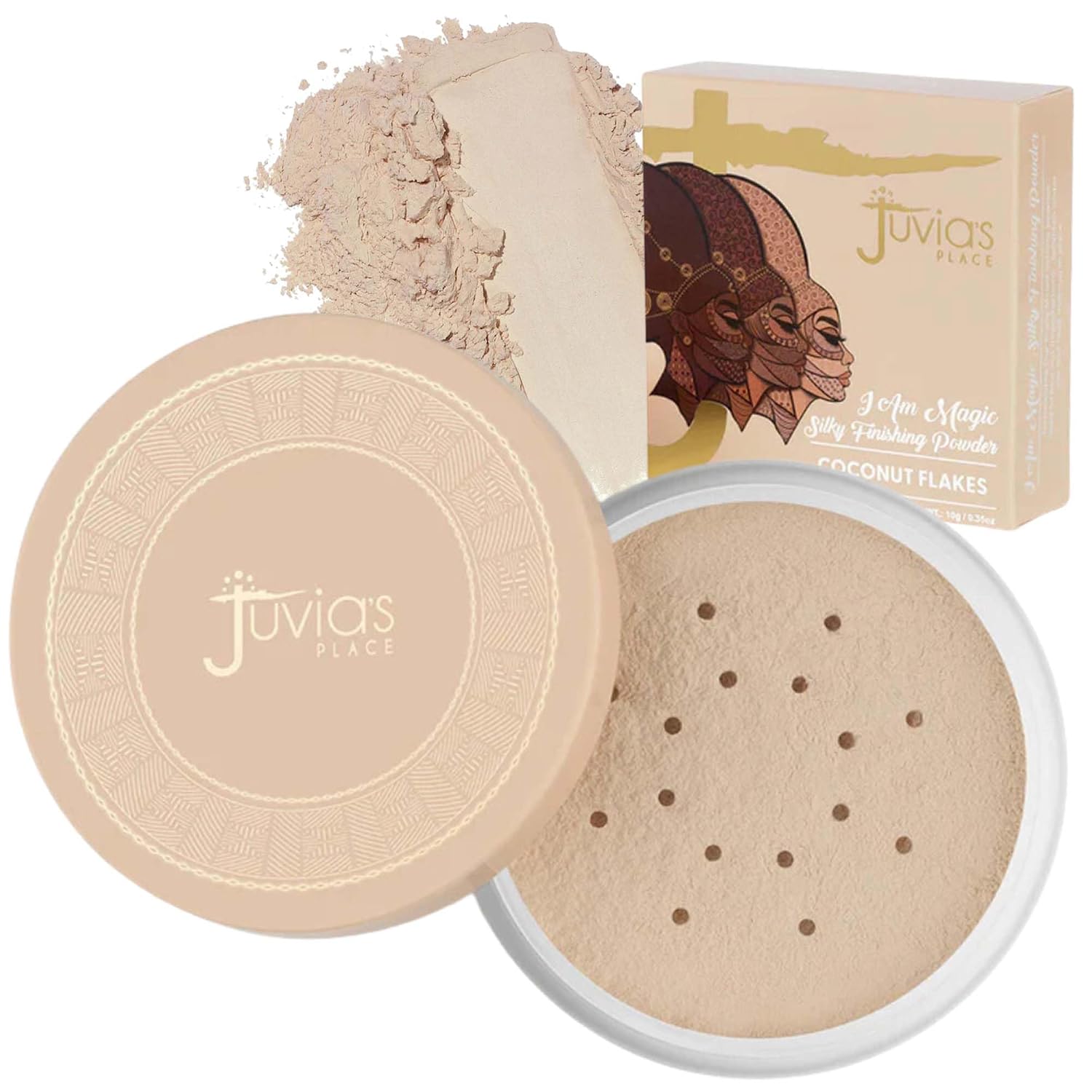 Juvia's Place I Am Magic Silky Finishing Powder Coconut Flakes, Face Powder