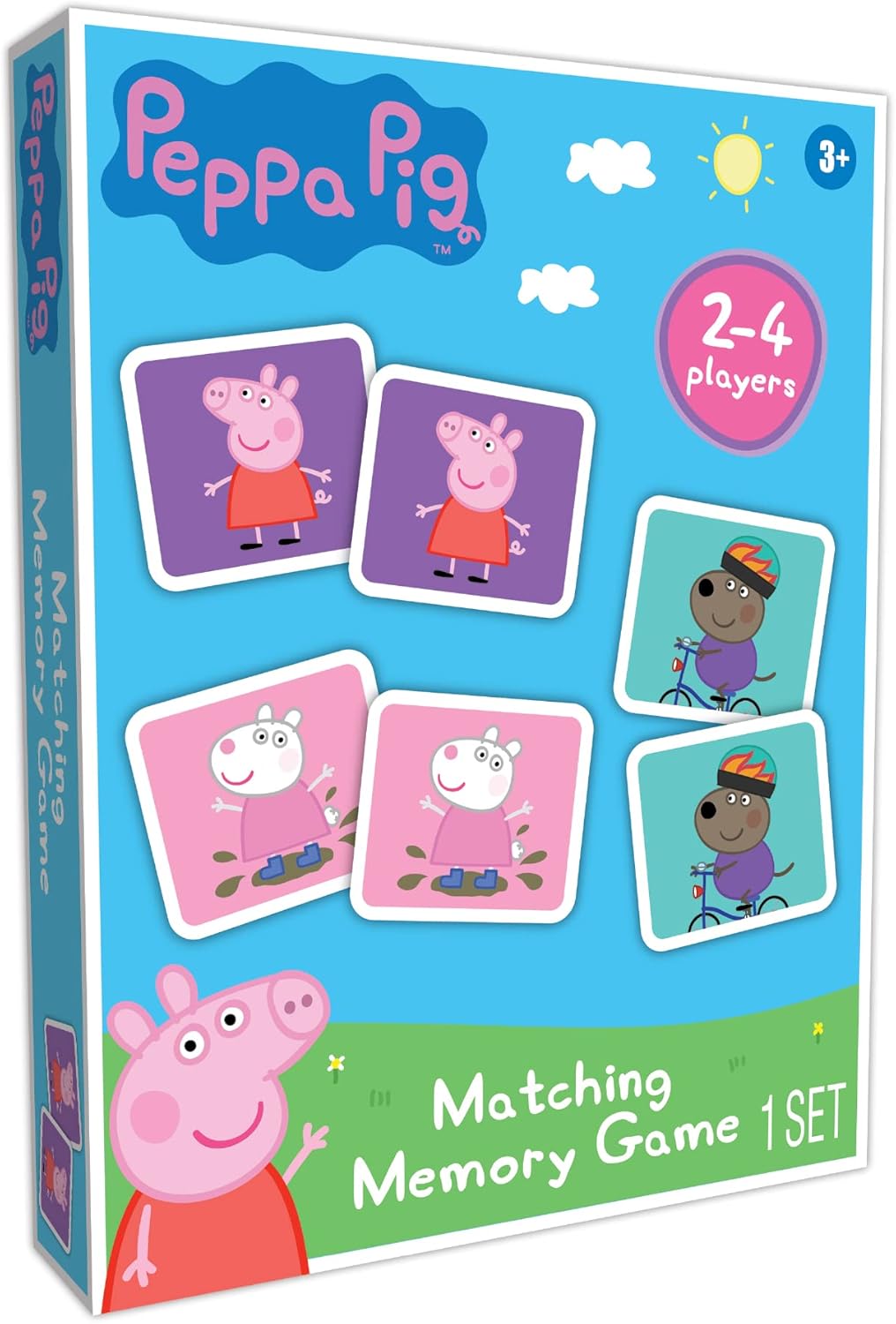 TCG Toys Peppa Pig - Memory Matching Card Game - Featuring 72 Full Color Pieces - Promote and Improve Memory & Sensory Development Skills. Great Gift for Boys and Girls Over Age 3.
