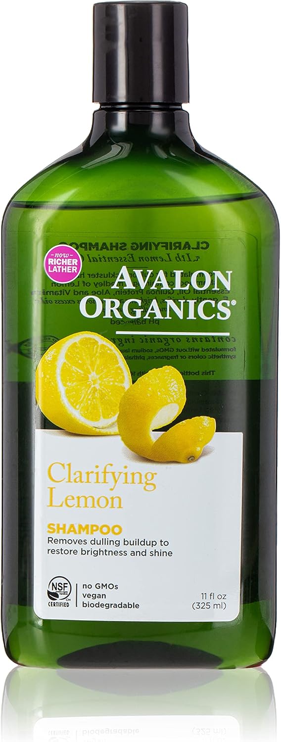 Avalon Organics Clarifying Lemon Shampoo, 325 ml