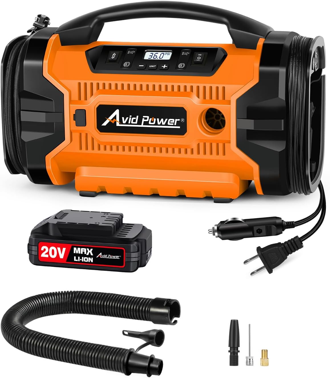 Avid Power Tire Inflator 3 power source