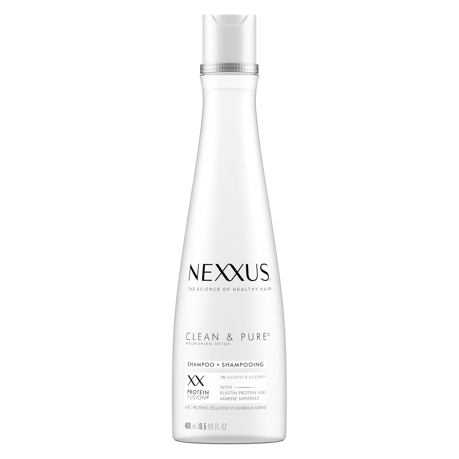 Nexxus Clean and Pure Clarifying Shampoo With ProteinFusion, For Nourished Hair Paraben-Free 13.5 oz