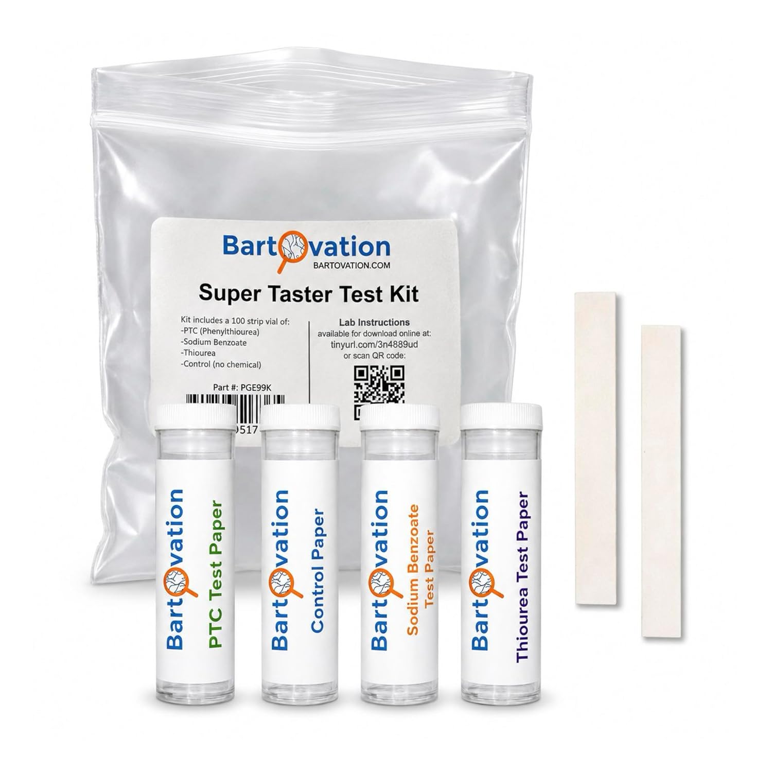 Bartovation Super Taster Test Kit, Classroom Lab, 100 Complete Experiments