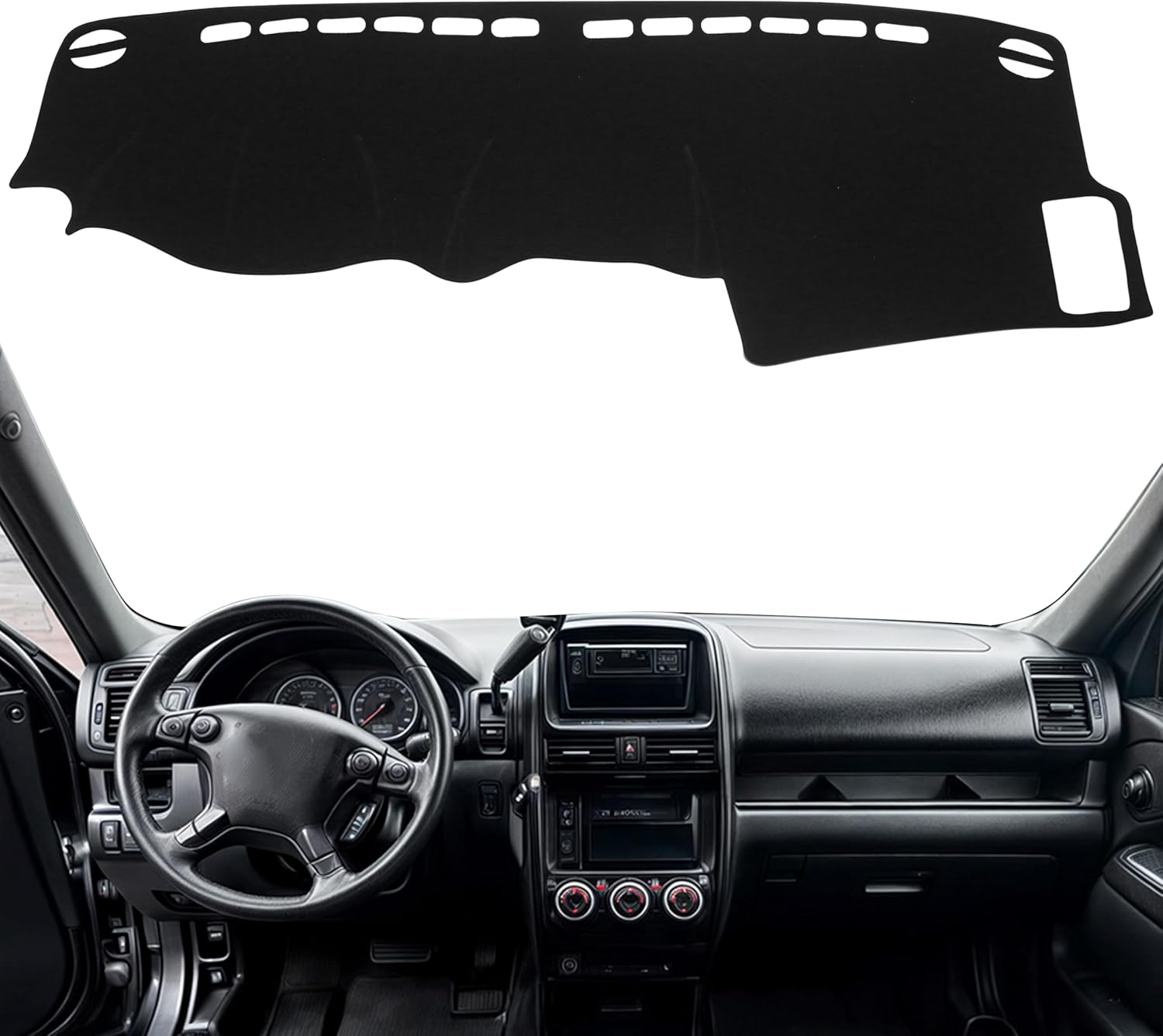 Dash Cover Fit for Honda CR-V CRV 2002 2003 2004 2005 2006 Car, Non-Slip Dashboard Mat Sun Shade Anti-Glare Protect Carpet Accessories for Center Console, Cubre Tableros De Para Carros Tapete (NEW)