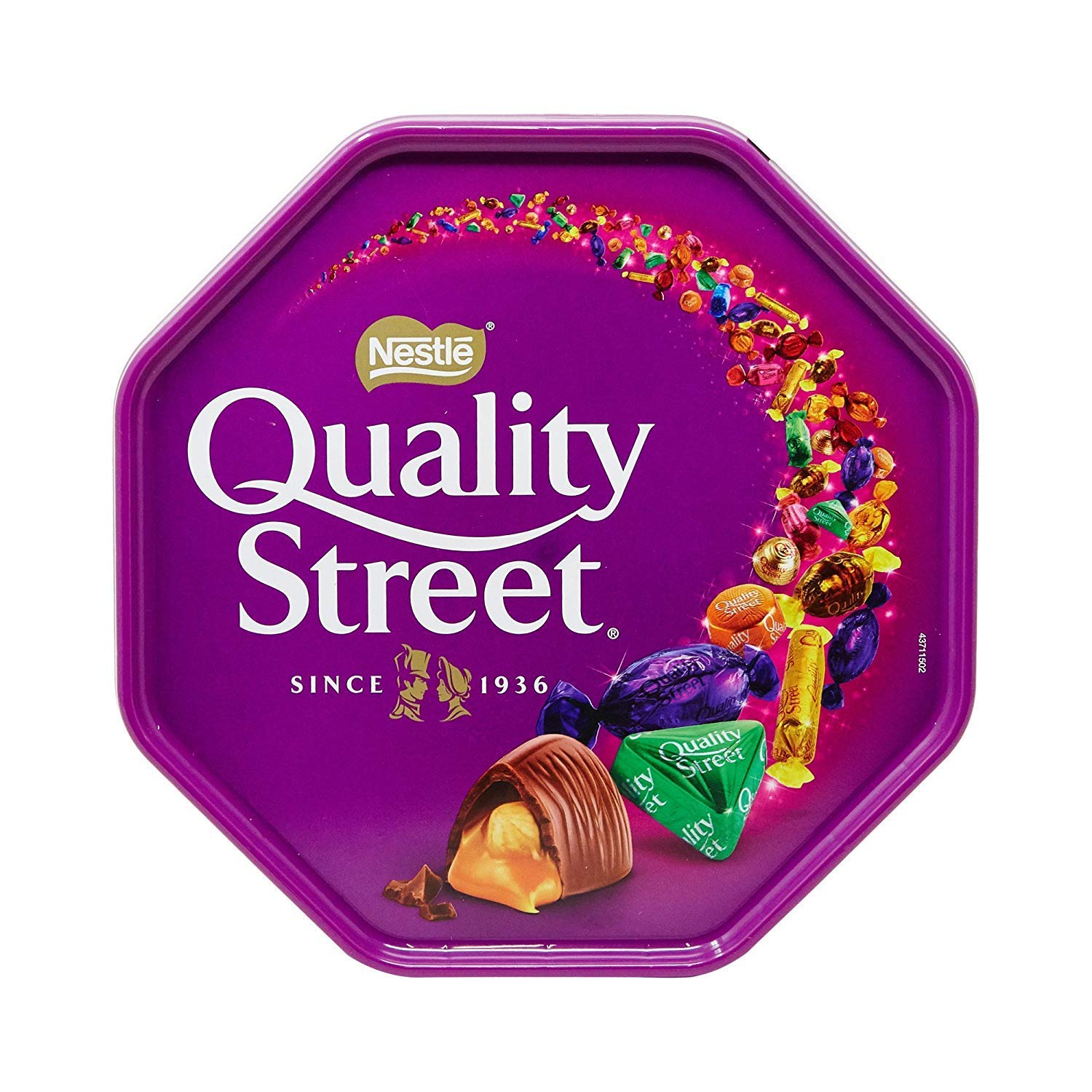 Quality Street Chocolate Tin (1 Unit Per Order) - Gourmet Christmas Gift for the Holidays