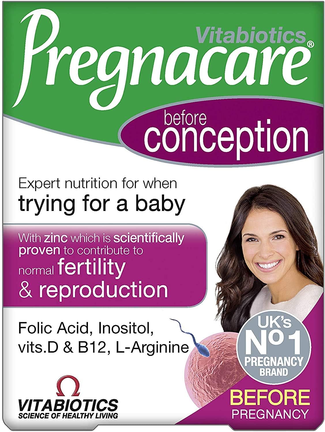 Vitabiotics Pregnacare Before Conception tryling for a baby 30 Tablets