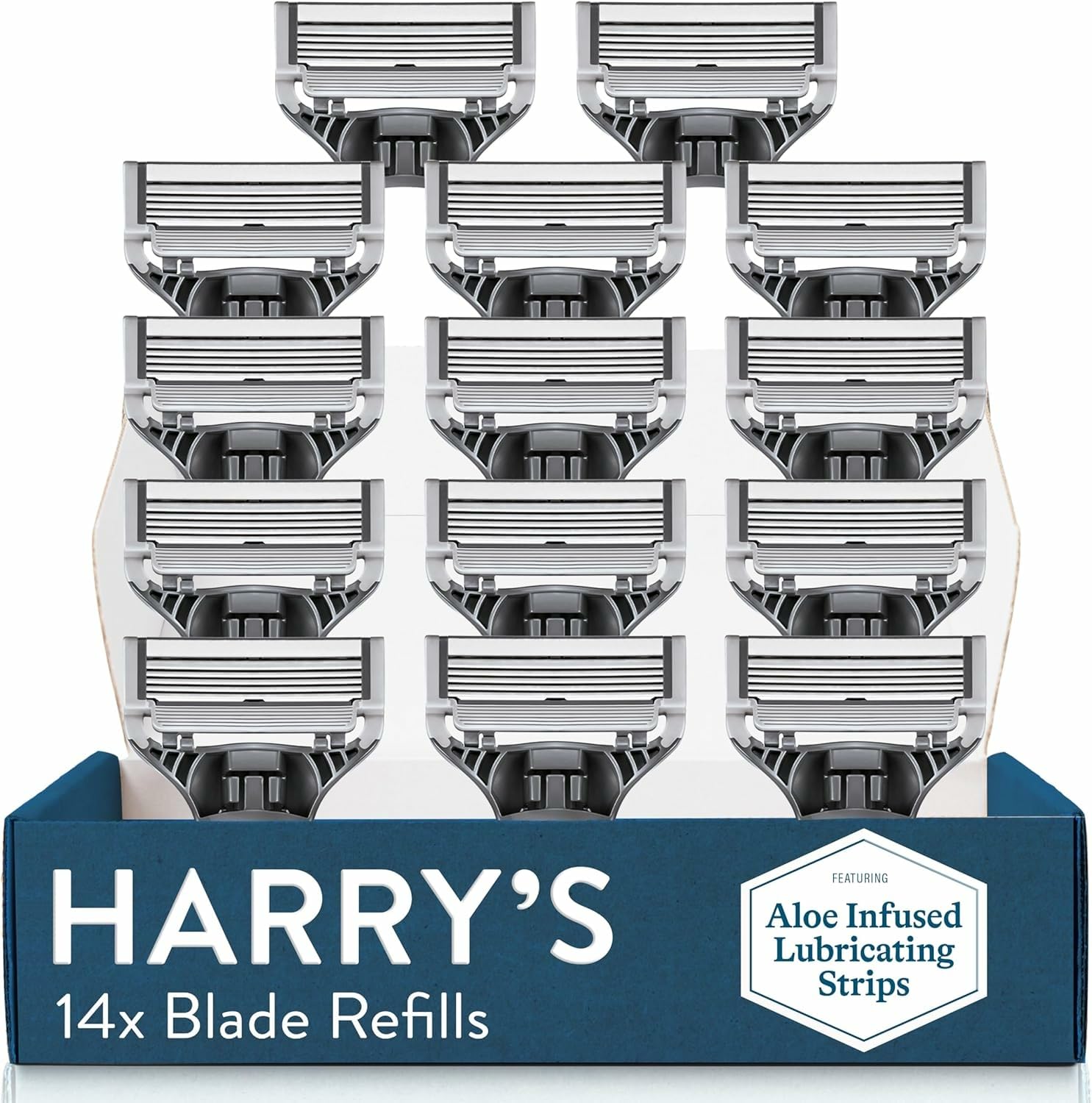Harry's Razor Blades for Men - 14 Count - Premium Razor Blade Refill Cartridges