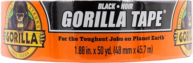 Gorilla Duct Tape, 1.88" x 50yd, Black