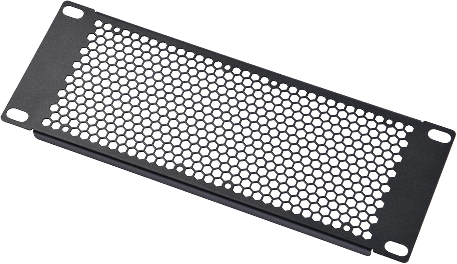 GeeekPi Vented 2U Blank Panel Metal Rack Mount for DeskPi RackMate T1/T0/T2/10 Inch Server Rack/Network Cabinet, for Installation of 7cm or 8cm Fan