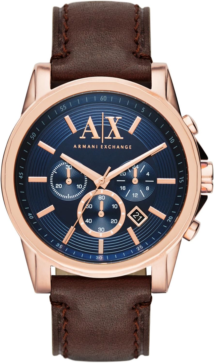 AX Armani Exchange Chronograph Watch for Men with Leather, Stainless Steel or Silicone Band