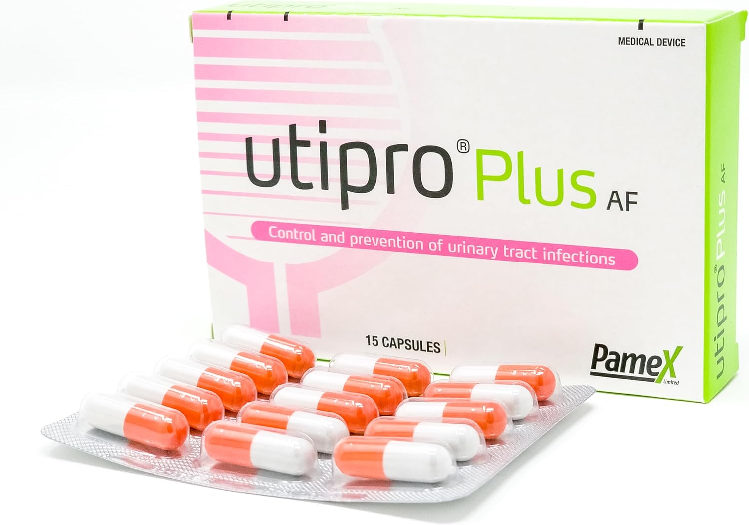 UTIPRO Plus - Cystitis Treatment for Women Helps Prevent & Protect from UTI - Promotes Urinary Tract Health for Fast Symptom Relief, UTI Prevention, and Cystitis Relief