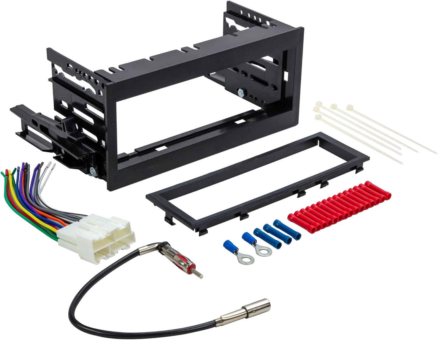 Scosche GM9505CS Complete Single DIN Stereo Installation Kit for Select Non-Amplified 1995-05 GM Full Size Trucks and SUV's - No Steering Wheel Remote - See Fit Guide in Images to Verify Your Vehicle