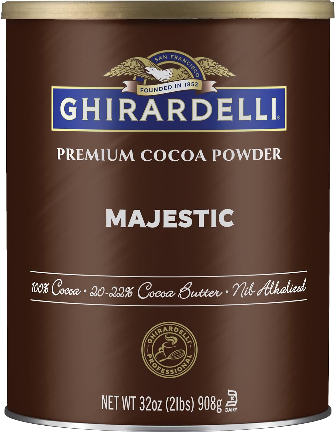 Ghirardelli Majestic Premium Cocoa Powder, 32 oz