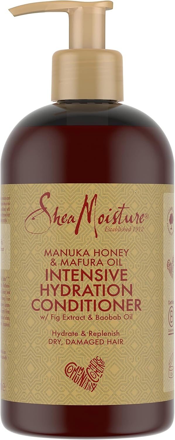 SHEA MOISTURE Manuka Honey & Mafura Oil Intensive Hydration Conditioner sulphate and silicone free conditioner for dry, damaged hair 384 ml