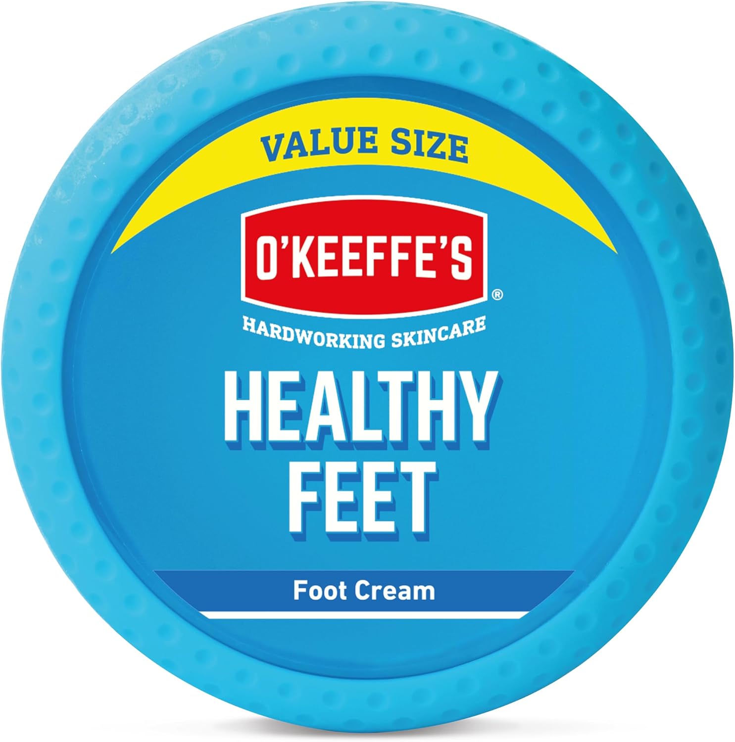 O'Keeffe's Healthy Feet Value Size Jar, 180g – Foot Cream for Extremely Dry, Cracked Feet | Instantly Boosts Moisture Levels, Creates a Protective Layer & Prevents Moisture Loss