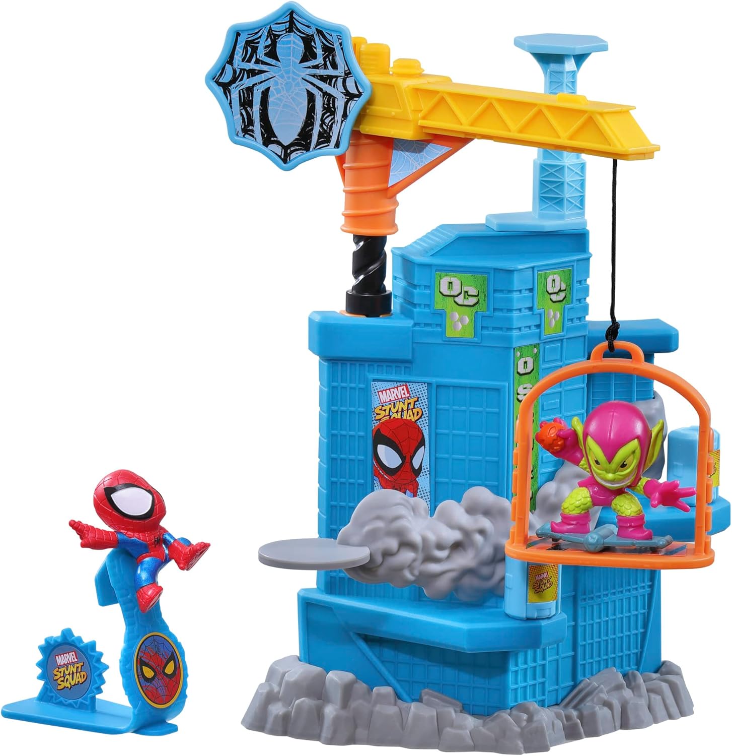 Marvel SPIDERMAN STUNT SQUAD MINI PLAYSET