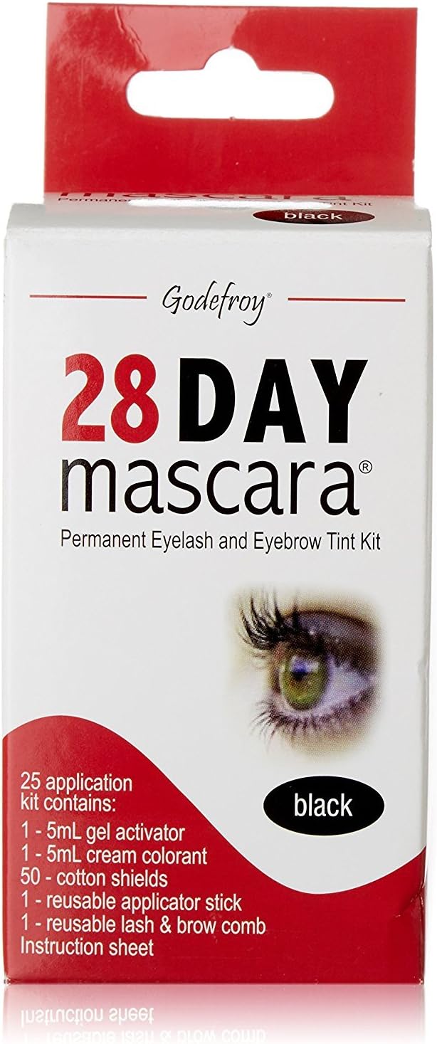 Godefroy 28 Day Mascara by Godefroy 25 Application Kit, Black