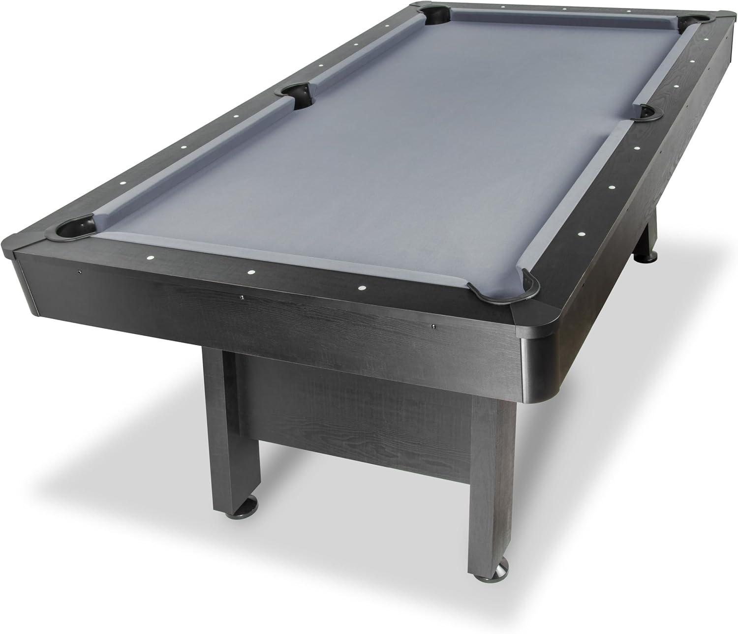 GoSports 7 ft Pool Table with Wood Finish - Billiards Game Room Table for Adults & Family