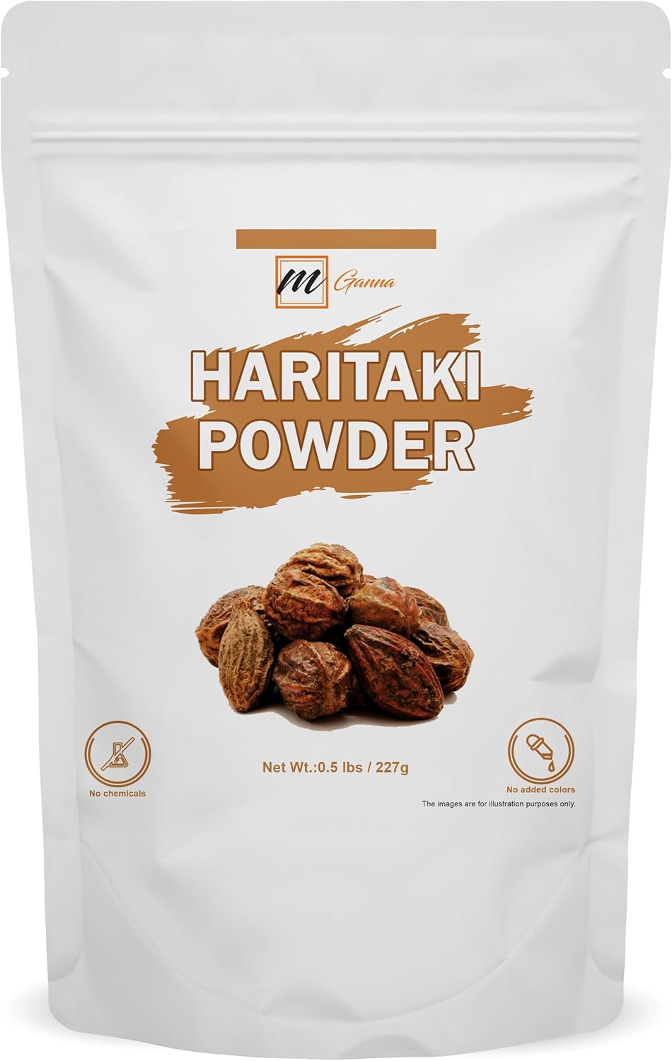 100% Natural Harad/Haritaki/Terminalia Chebula Powder for Health and Skin Care 0.5 lbs / 227 GMS