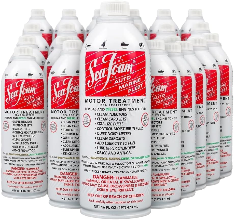 Sea Foam Motor Treatment Fuel & Oil Additive, SF16, 16 oz, Pack of 24
