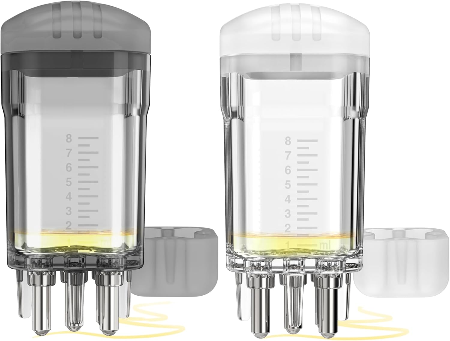 Minoxidil Applicator,2 PCS Easy Fast Apply Exactly Effective Massage Mini Scalp Applicator Comb Dedicated to Minoxidil Hair Growth Serum,Root Comb Applicator Bottle Minoxidil Applicator Brush Tool