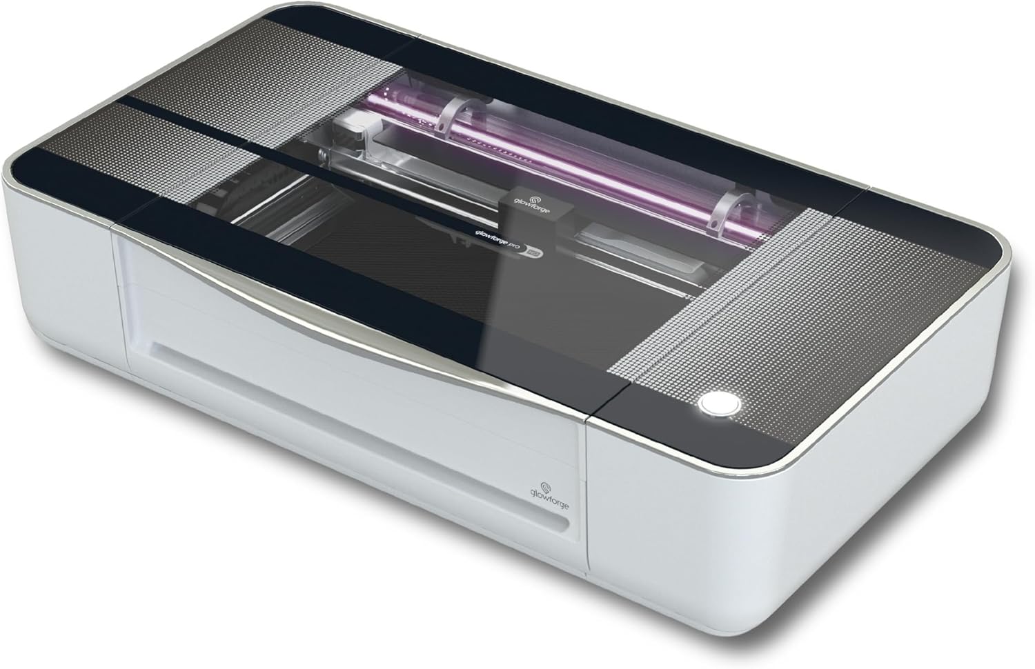Glowforge Pro Laser Cutter and Engraver Machine with 45W CO2 Laser - Ultimate Power Engraver with Cooling for Fast Engraving on Wood, Leather, Metal, and Stone