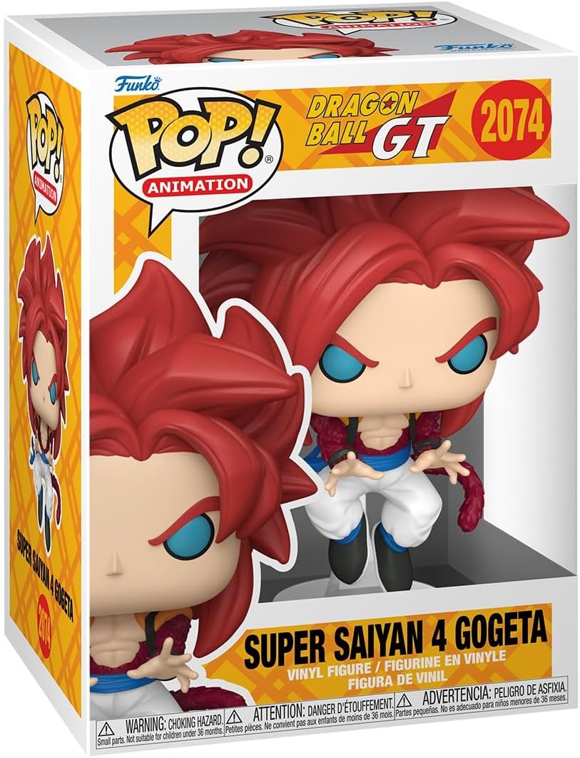 Funko Pop! Animation: Dragon Ball GT - S Gogeta - 1/6 Odds for Rare Chase Variant - Glow In the Dark - Collectable Vinyl Figure - Gift Idea - Official Merchandise - Toys for Kids & Adults