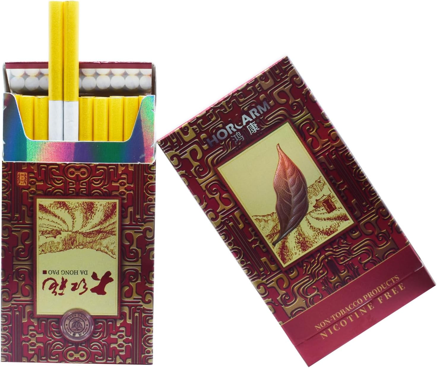 Herbal Cigarettes- Tobacco Free, Nicotine Free, 2 Packs-40 Smokes