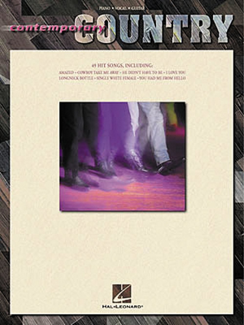 Contemporary Country Piano, Vocal and Guitar Chords