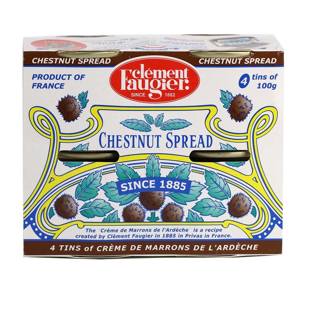 Clement Faugier - Gourmet Chestnut Spread from France, 4-PACK