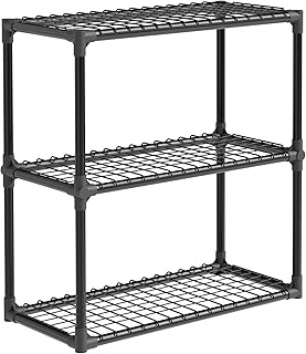 Heavy Duty 3-Shelf Shelving Unit Standing Storage Shelf Units for Laundry Bathroom Kitchen Pantry Closet