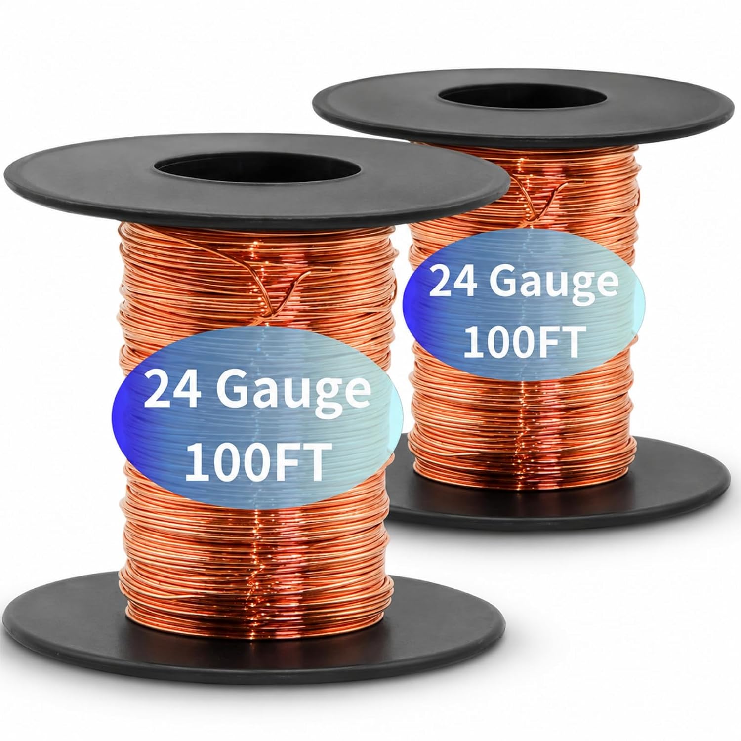 200 Feet 24 Gauge Soft Copper Wire for Gardening,Jewelry Making