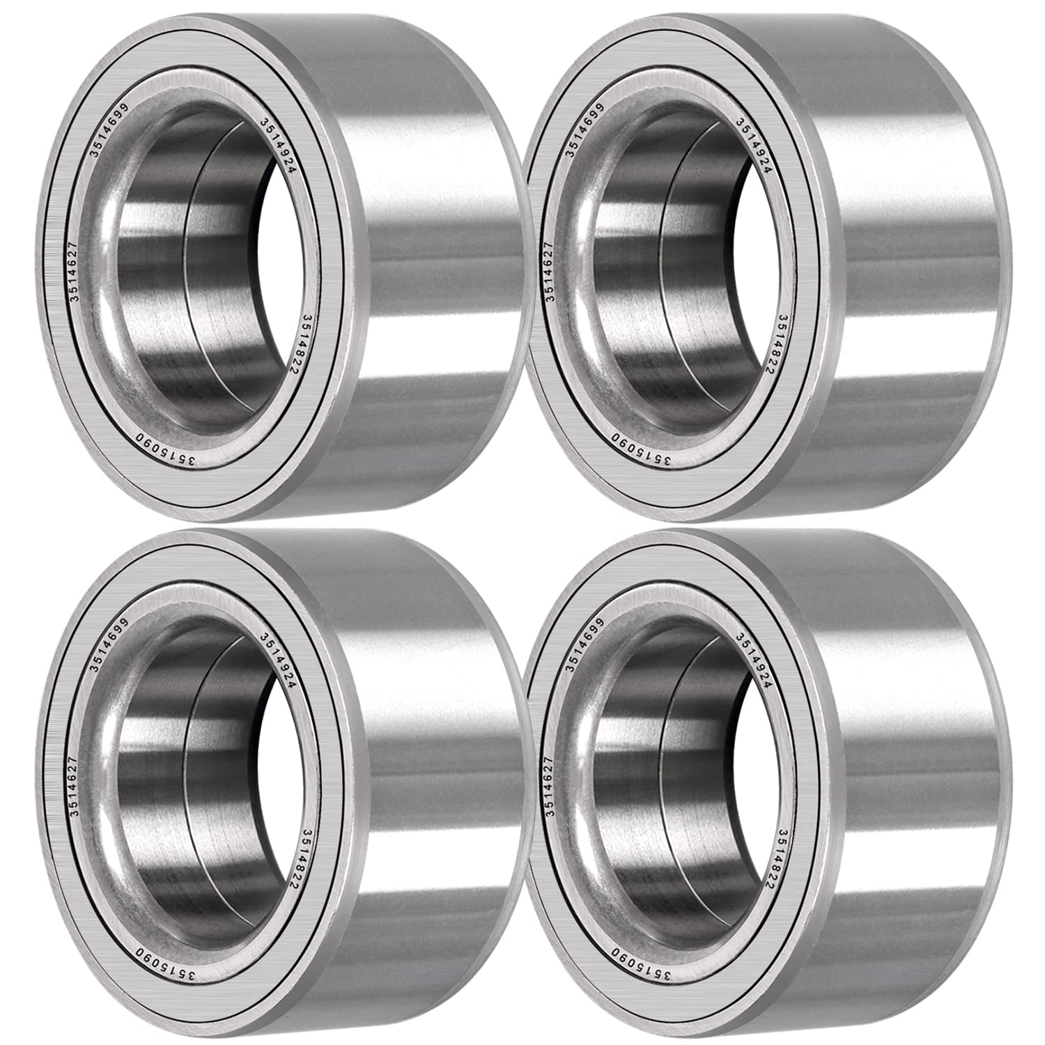Front/Rear Polaris Wheel Bearings Kits Replacement Wheel Bearing for Polaris (ATV/UTV): Ranger, RZR, Sportsman, ACE, General #3514627, 3514699, 3514924, 3514822, 3515090 (4 Pack)