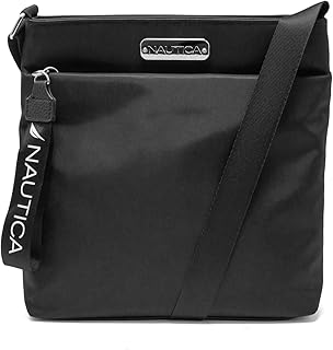 Nautica Women's Diver Nylon Small Women's Crossbody Bag Purse with Adjustable Shoulder Strap