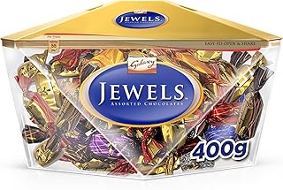 Galaxyy Jewelss, Assortment Chocolate Gift Box of 400g, Miniature Chocolate Pralines, Galaxy Chocolate Flavor Combination