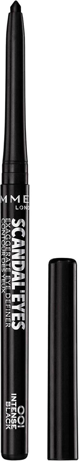 Rimmel London Scandaleyes Exaggerate Eye Definer, 001 Intense Black, 0.35g