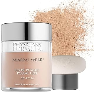 Physicians Formula Mineral Wear Talc-Free Loose Powder Creamy Natural, Dermatologist Tested, Clinically Tested