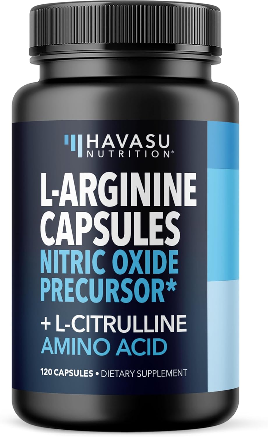 L-Arginine Capsules with L-Citrulline - Nitric Oxide Supplement - L Arginine and L Citrulline Blend - 120 Count - Vegan, Non-GMO Capsules for Performance, Endurance and Muscle Support - 2 Month Supply