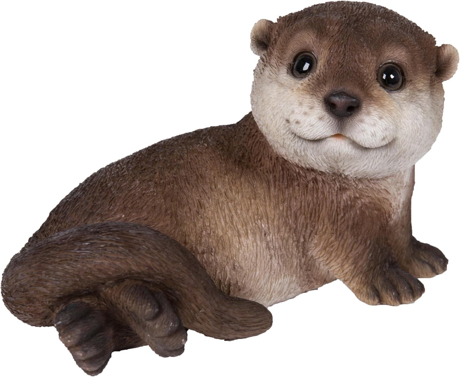 Hi-Line Gift Ltd. Otter Laying Back Statue