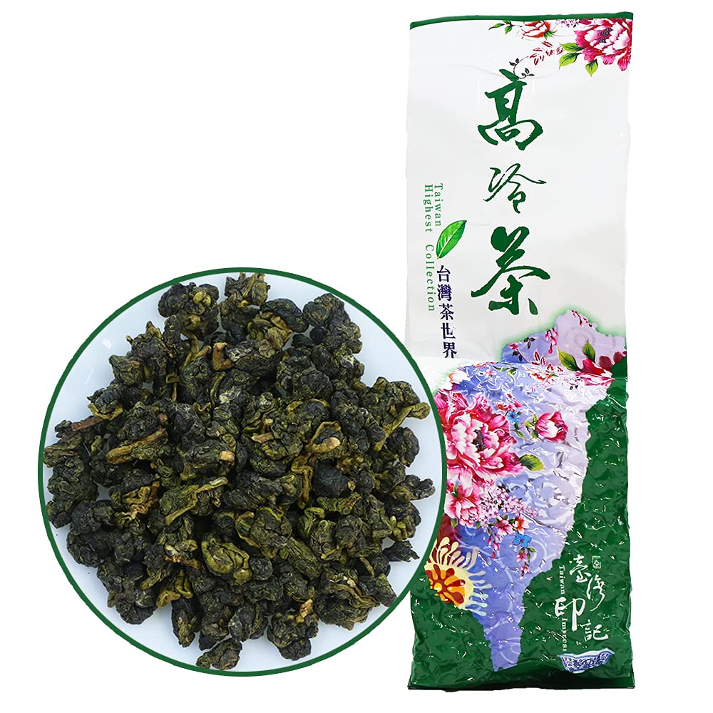 TEARELAE - Taiwan Alishan Oolong Tea - 8.8oz/250g Loose Leaf - Authentic High Mountain Green Tea - Chinese Gaoshan Cha