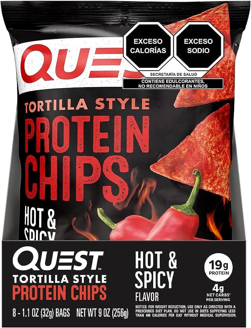Quest Nutrition Protein Chips 8x32g Hot & Spicy