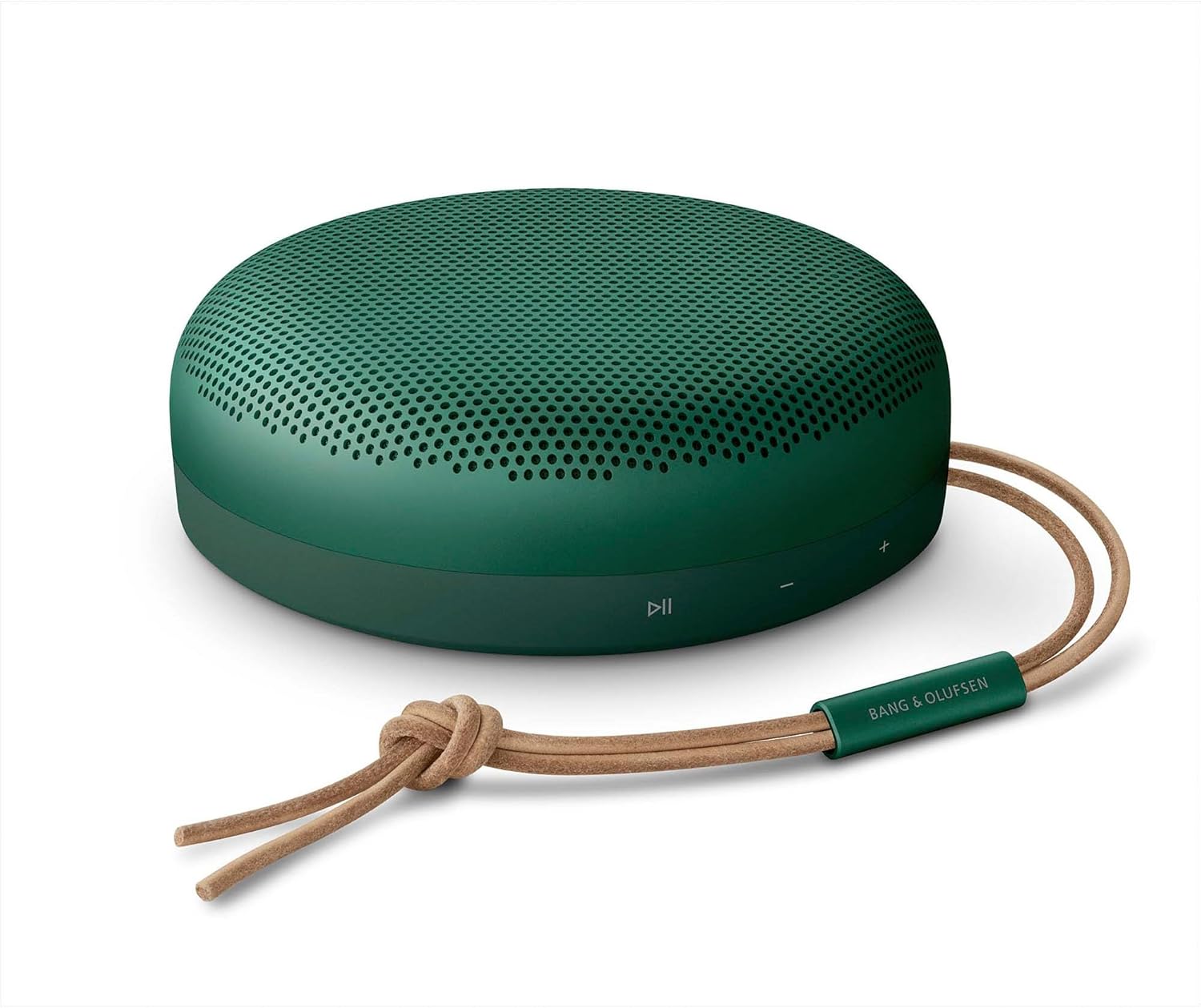 Bang & Olufsen Beosound A1 (2nd Gen) - Premium Wireless Portable IP67 Waterproof Bluetooth Speaker with 360 Degree Sound, Alexa Voice Assistant, Speakerphone, Up to 18 Hrs Playtime - Green