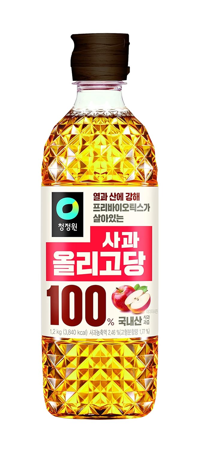 Chung Jung One O'Food Korean Cooking Malt Syrup, Oligo Syrup, Korean Pantry Staple Essentials (Apple Oligo, 1.2kg)