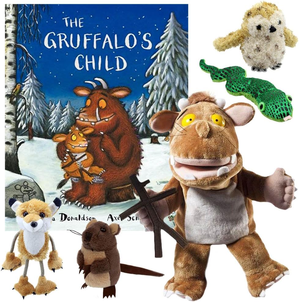Gruffalo's Child - Book and Finger Puppets