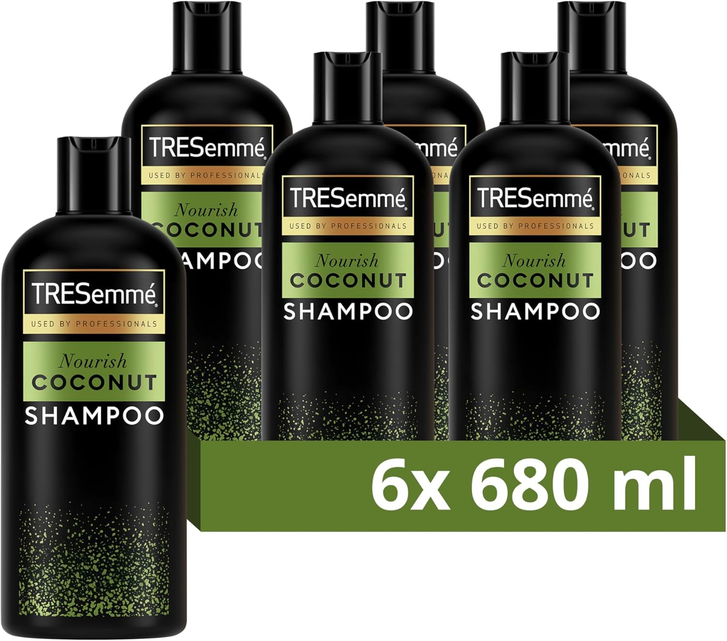 TRESemme Nourish Coconut Shampoo for hydrated, soft & smooth hair with Coconut Essence 6x 680 ml