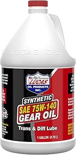 Lucas Oil 10122 Synthetic SAE 75W-140 Gear Oil - 1 Gallon