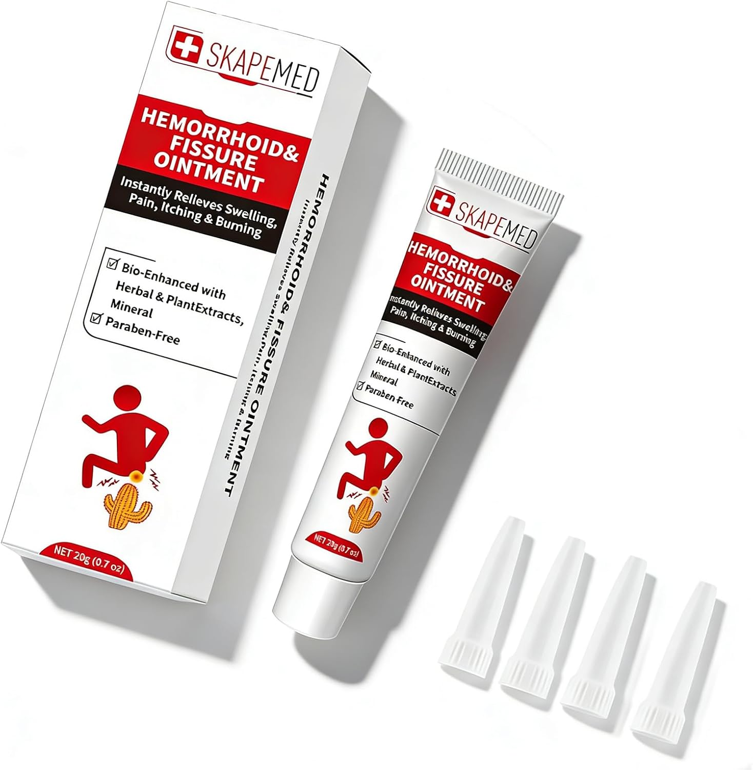 Haemorrhoid Cream 20g - for Relief of External Discomfort, Itching and Irritation