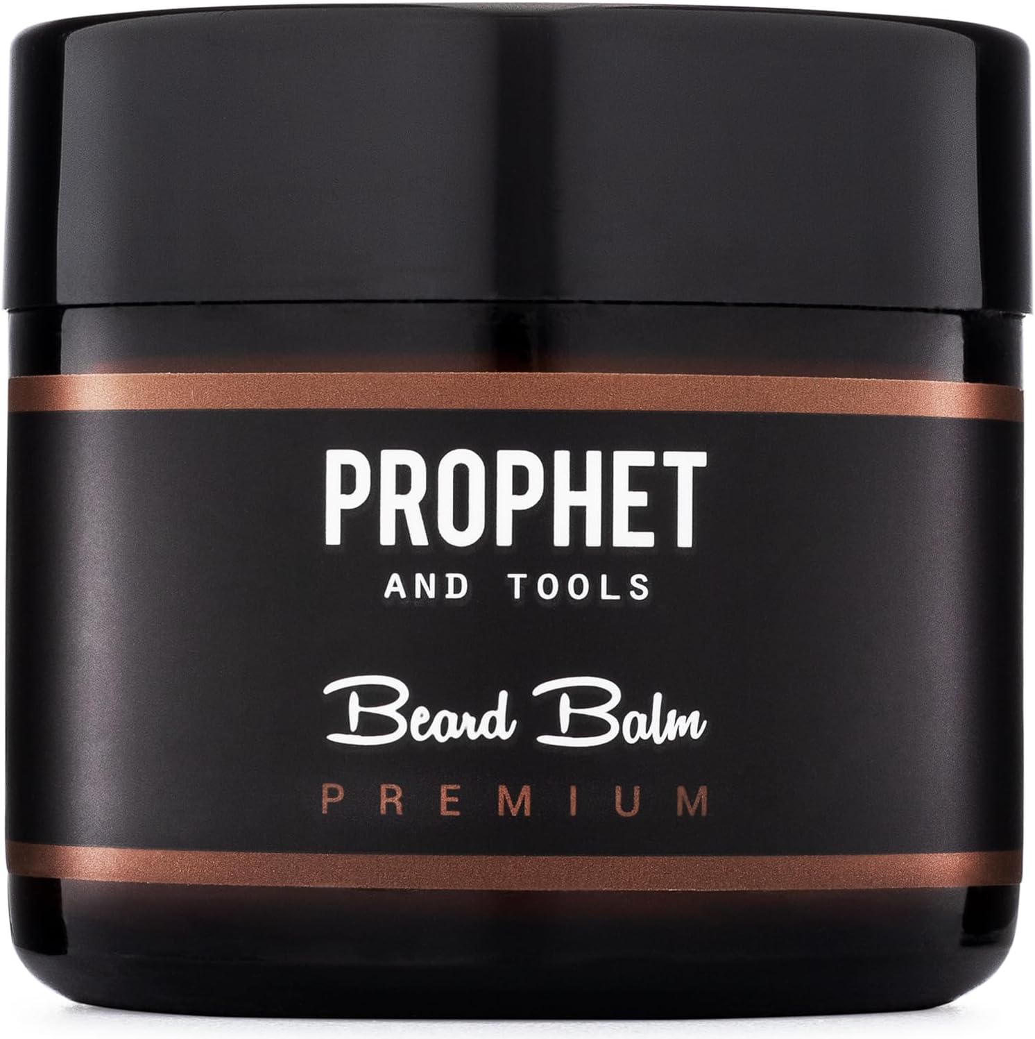 Prophet and Tools Organic Beard Balm - 12hr Hold for Styling, Thicker Beard Appearance, Moisturizing & Anti-Itch, Reduces Flaking, Suitable for All Hair Colors & Types - 60g