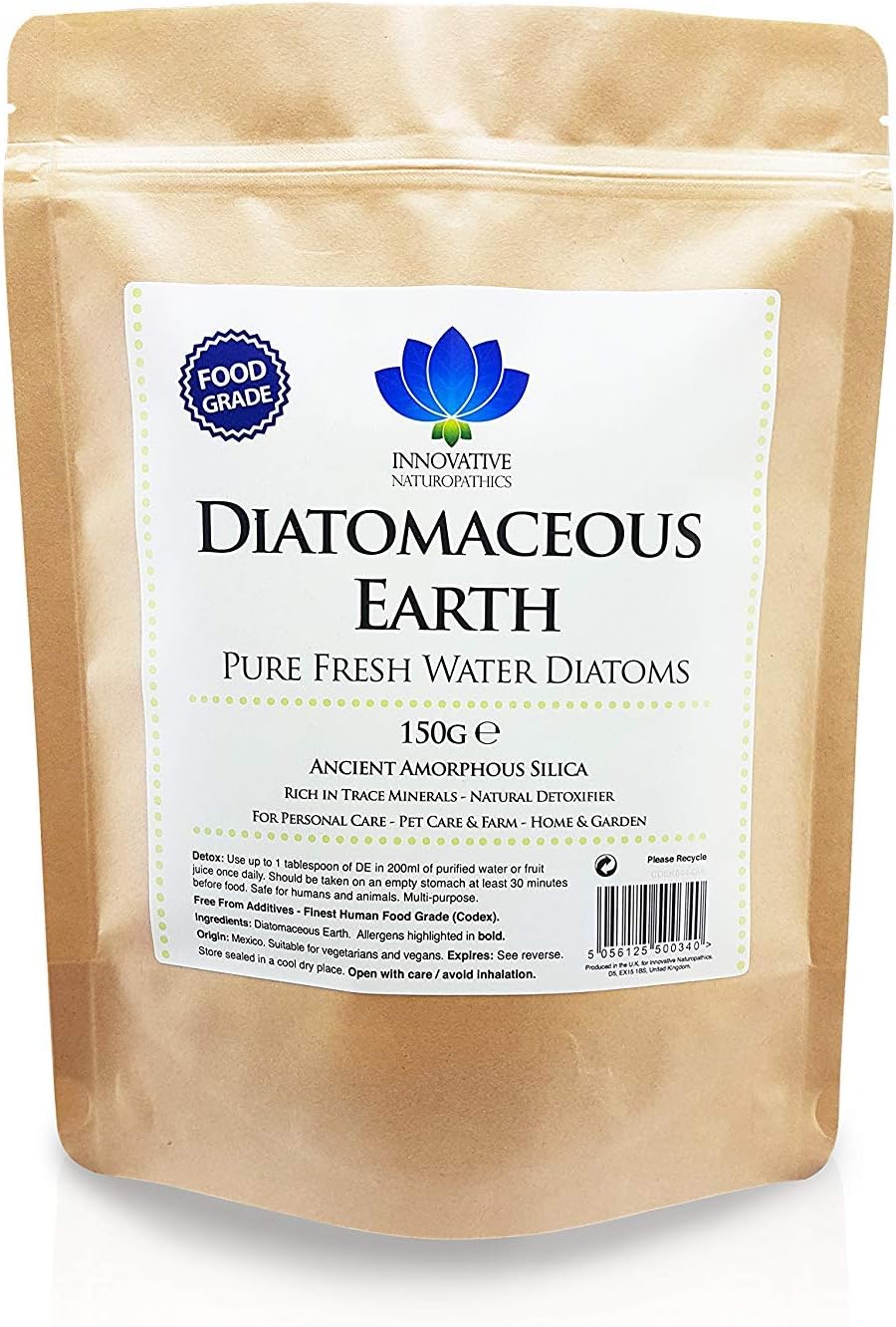 Diatomaceous Earth - Pure Food Grade (150g)