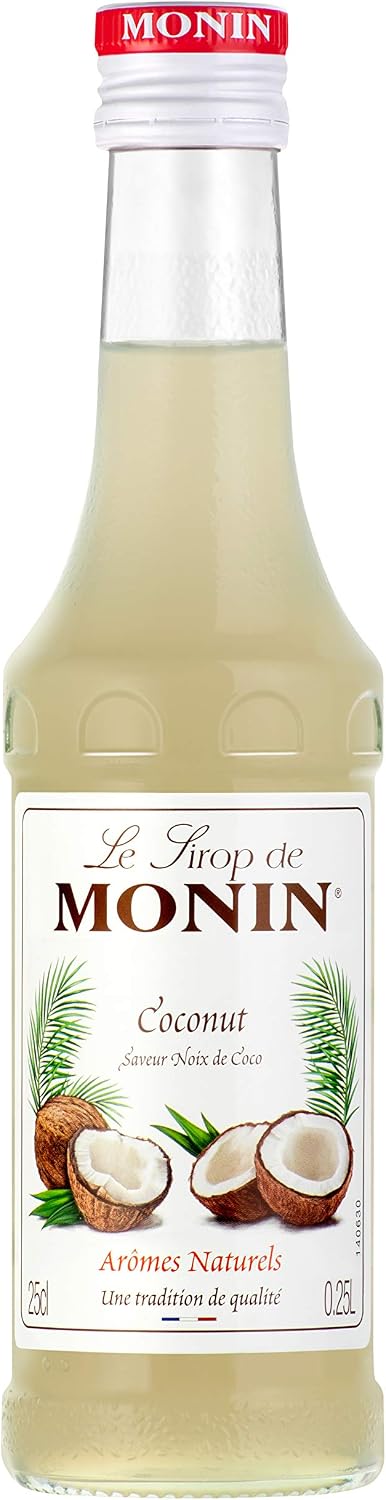 Monin Coconut Syrup, 250 ml Bottle
