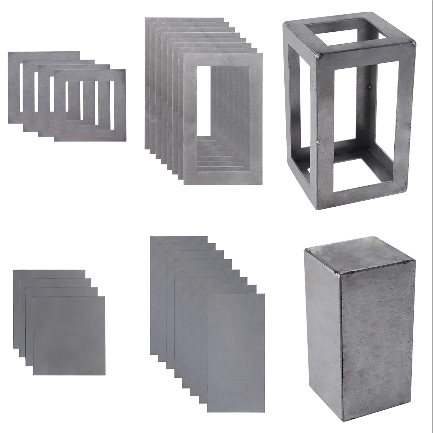 Welding Practice Kit，24-Piece 3x5” Welding Coupons with Premium 18-Gauge Steel Plates for MIG,Suitable for welding practice and improving welding skills…